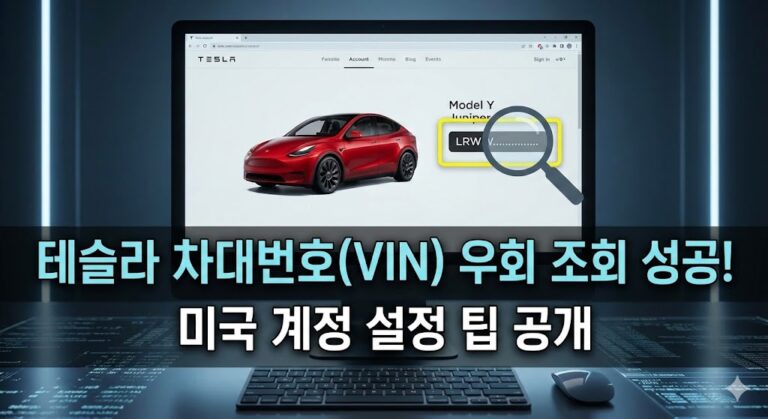 테슬라 차대번호조회